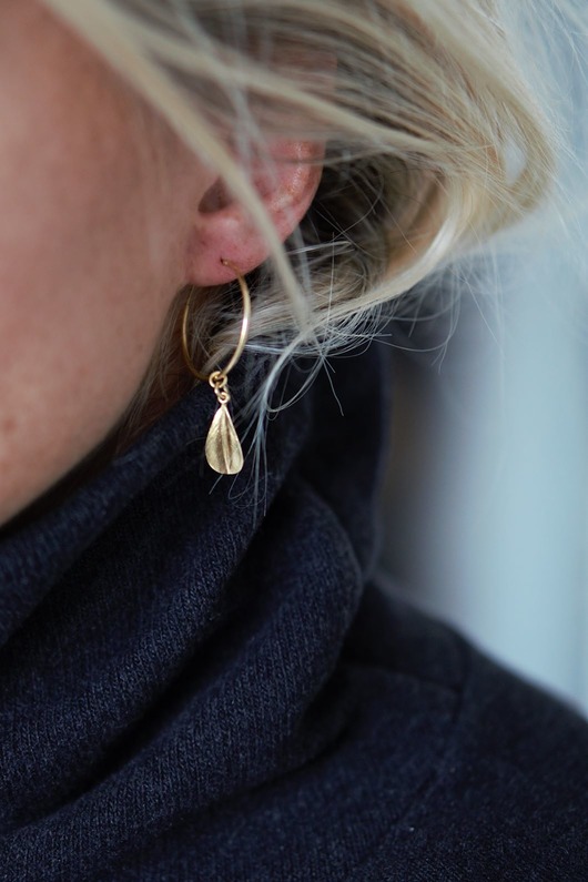 kolczyki złote Kolczyki Piórka