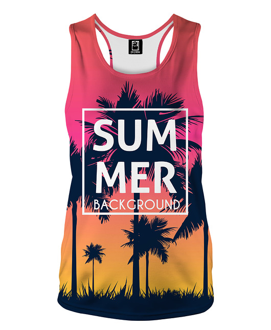 topy damskie DR.CROW Bokserka Top Sunset