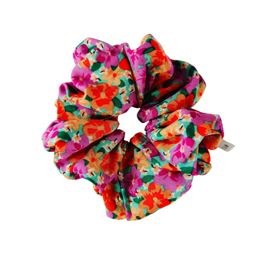 gumki do włosów Scrunchie do włosów, gumka do włosów, frotka z wiskozy Letnia fiesta XXL