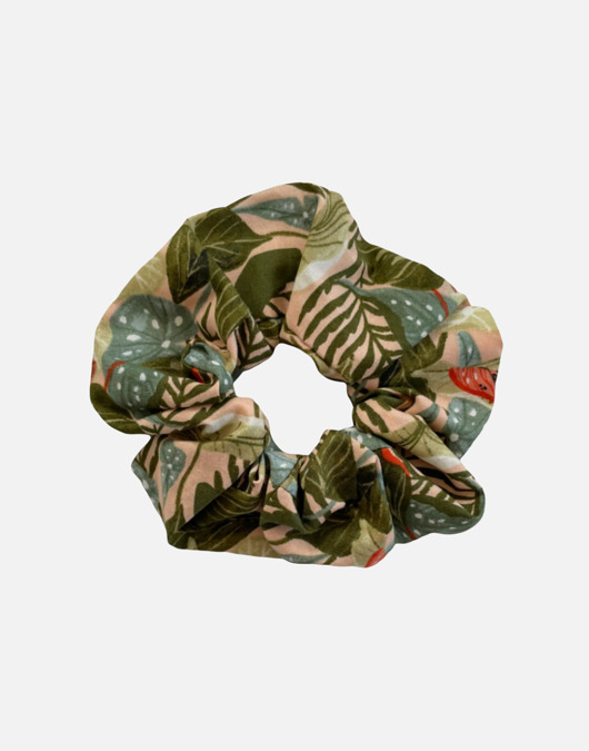 gumki do włosów Gumka frotka scrunchie - motyle i liście