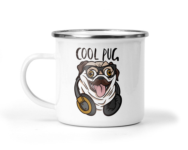 kubki Kubek metalowy cool mops