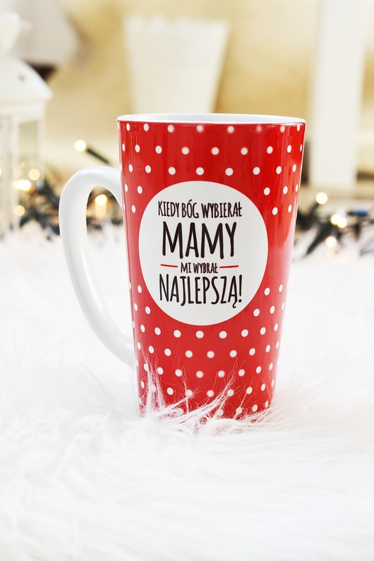 Kubek Latte z nadrukiem - Dla mamy AllbagAllprints