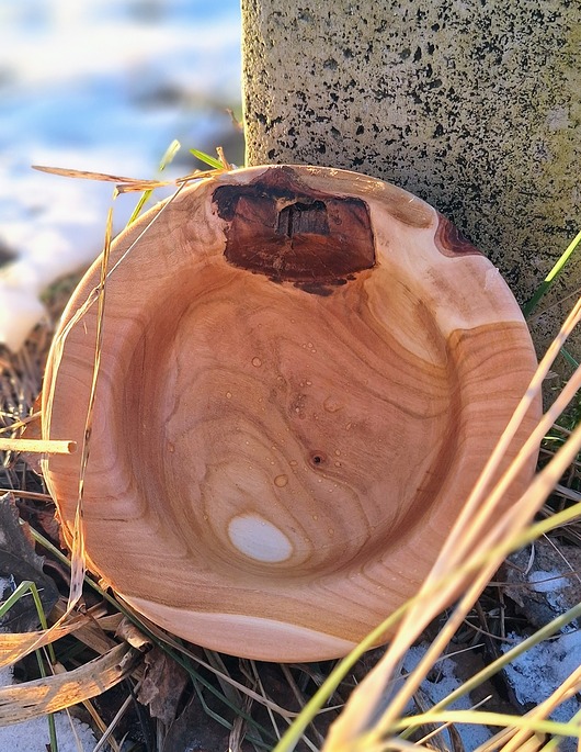 miski i misy Drewniana miska dekoracyjna z serii Sia.