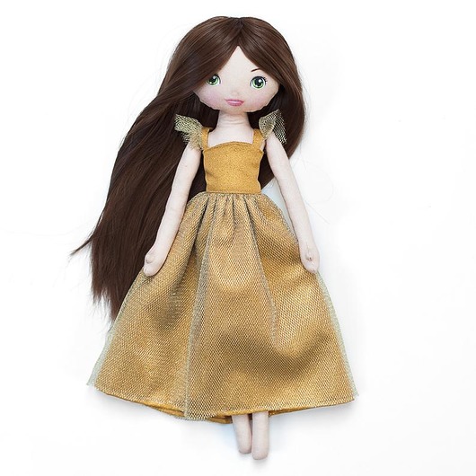 Lalka bawełniana - Złota Księżniczka MaFee Dolls