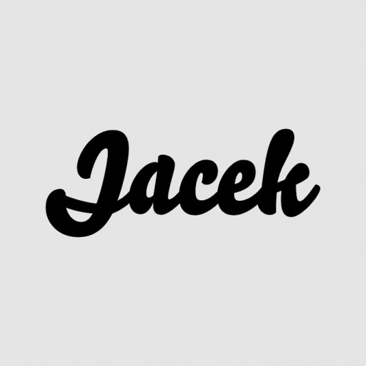 Napis Drewniany 3D JACEK LOVINA PRINTS