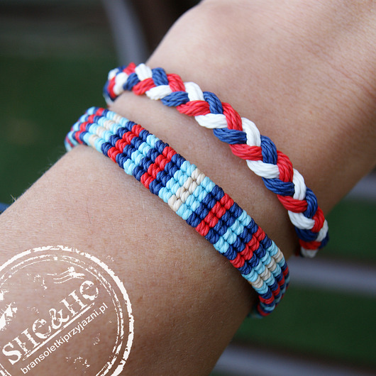 Road - navy blue/l.blue/red - 8 mm SHEandHE