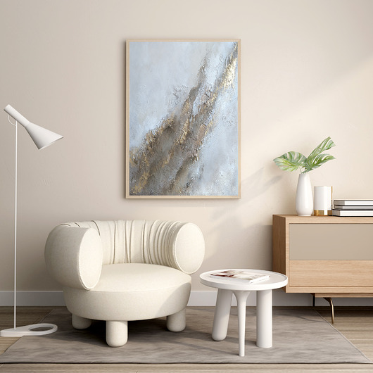 obrazy Obraz strukturalny Złote Przestrzenie abstrakcja Gotowy do wysyłki