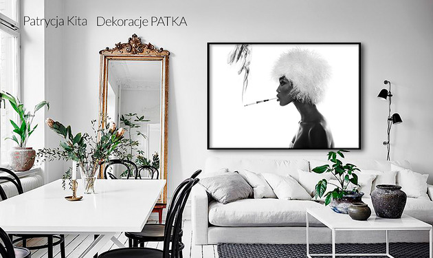 plakaty Plakat Naomi Campbell - dekoracja wnętrz