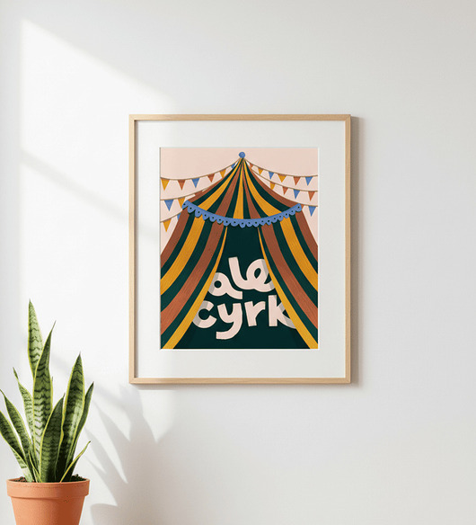 plakaty Plakat do pokoju dziecka Ale cyrk