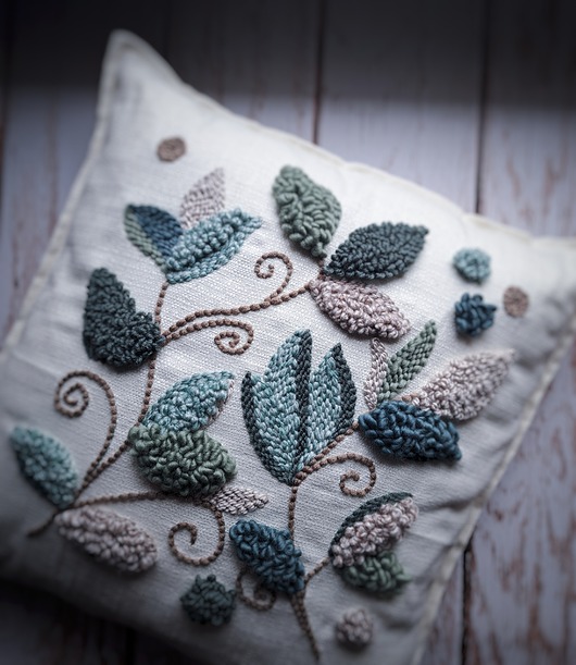 poduszki plecione Poduszka minimalistyczna bawełna kwiaty liście japani Boho