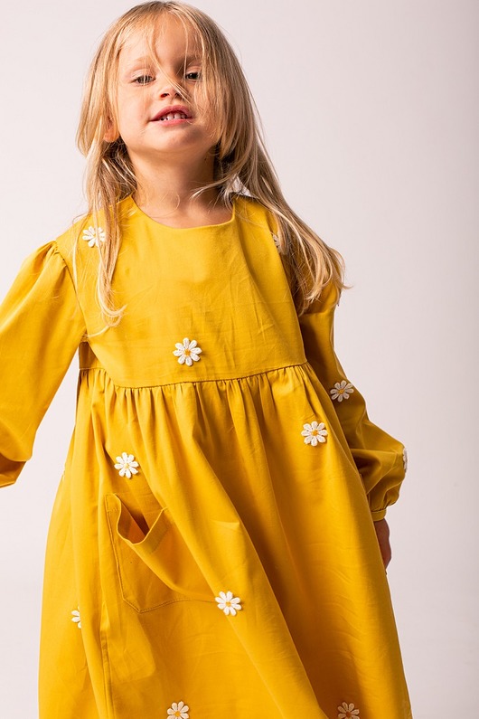 sukienki dla dziewczynki Sukienka Martha Mustard