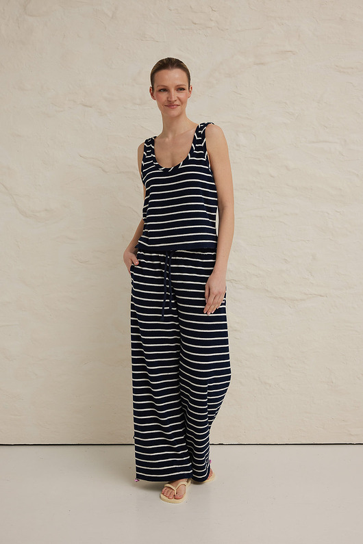 topy damskie Top DEMI navy stripes