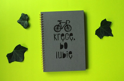 notatniki i albumy Kręce bo lubię, notatnik