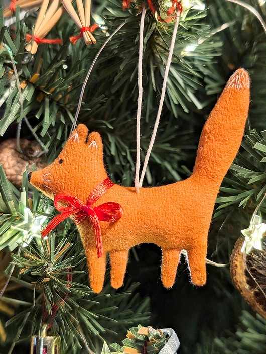 ozdoby choinkowe Zabawka na choinkę lisek,lis