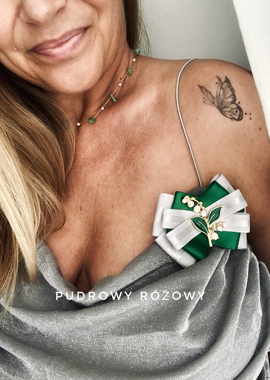 broszki Kolekcja Kwiatowa KONWALIE Brosza z kwiatami