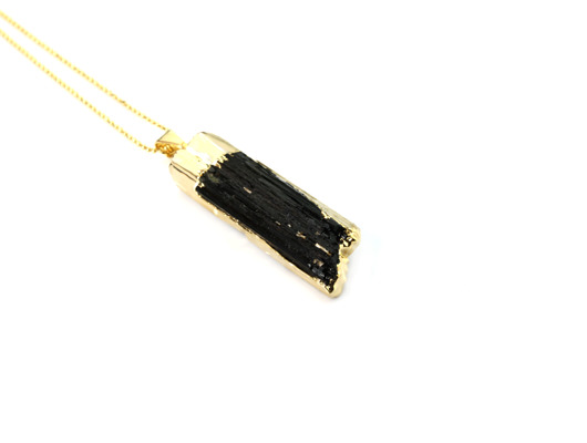 Naszyjnik Turmalin złote boki  Brazi Druse Jewelry