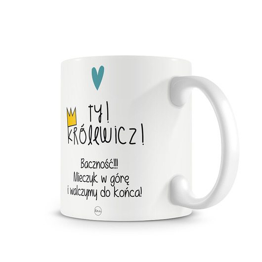 kubek. zmotywuj Królewicza Love Life and Forest