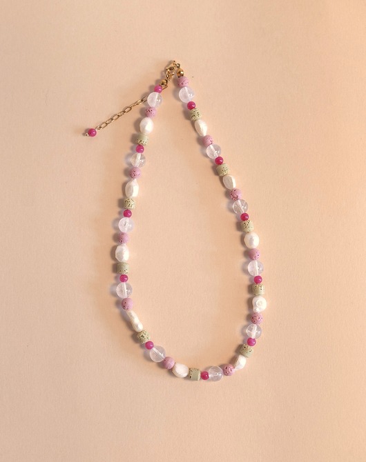 naszyjniki - inne Pink Sorbet Necklace