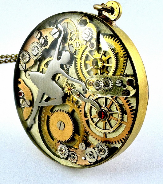 wisiory Wisior dwustronny - taniec, baletnica, Lekkość Bytu II (unikat)