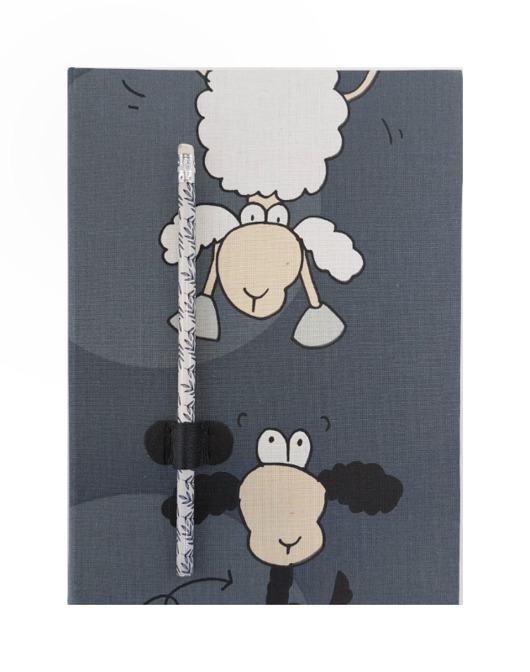 notatniki i albumy Notes Baranek Shaun 24x17 cm 400 białych stron