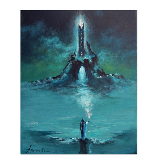 obrazy Ad lumen II, obraz realizm bajkowy, obraz surrealizm