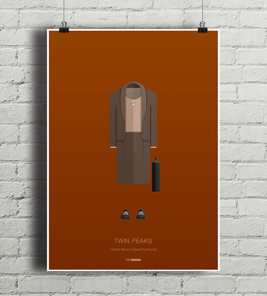 Twin Peaks - plakat minimalmill