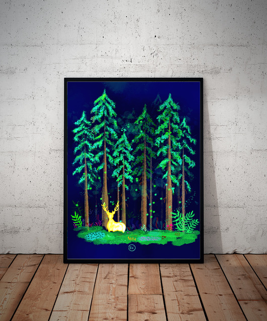 plakaty Plakat Magiczny las