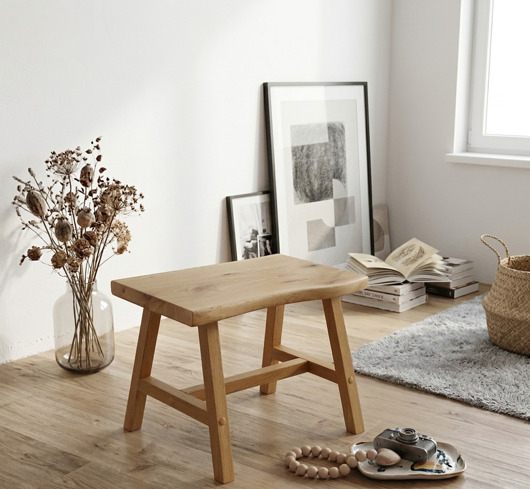 stoliki kawowe Dębowa ławka "Natural Edge"