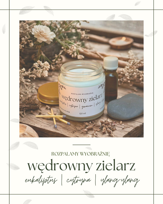 świeczniki i świece Wędrowny zielarz