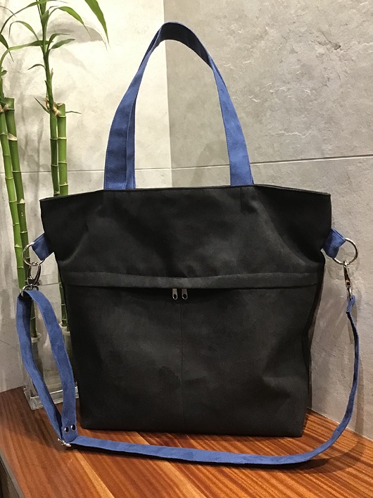 torby na ramię Torba na ramię - czerń, kobalt