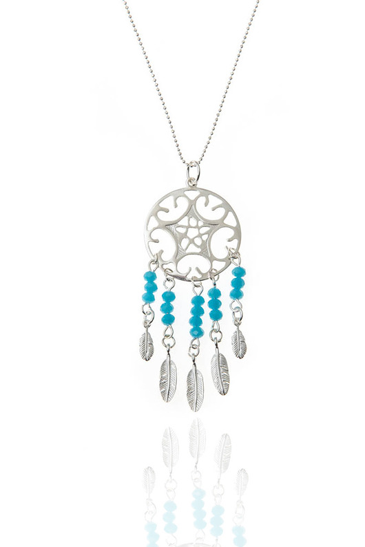  Boho-chic- Naszyjnik- 22BH moly art