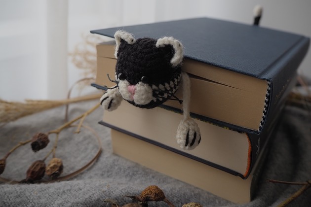 zakładki do książek Zakładka do książki Czarny KOTEK