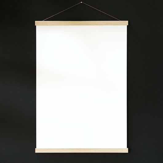 plakaty Wieszak dębowy na plakat / kalendarz A2 - 43 cm