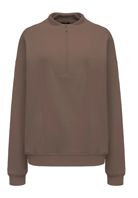 bluza bez kaptura damska Bluza Urban Hunter Cappuccino