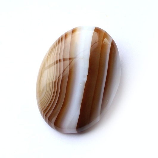 broszki Broszka pasiasty Agat brązowy