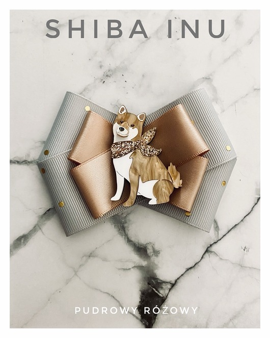 broszki Kolekcja Pop Art Dog  Shiba Inu  1 szt