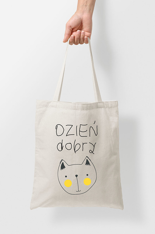 torby na zakupy Eko torba. Kotecek - dzień dobry