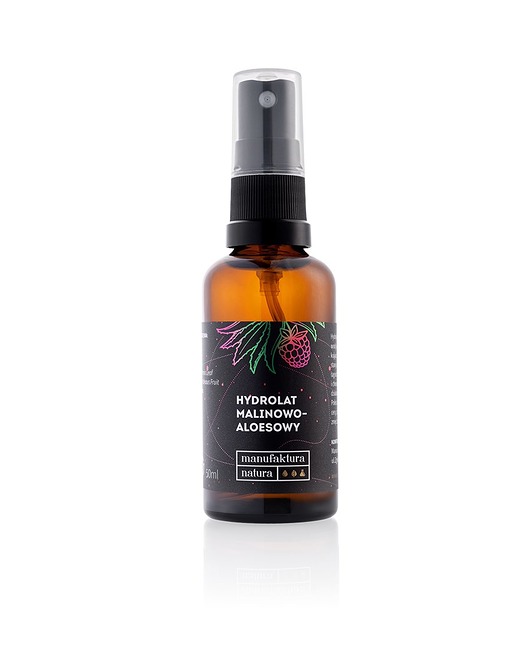 hydrolaty do twarzy Hydrolat malinowy na wodzie aloesowe 50ml