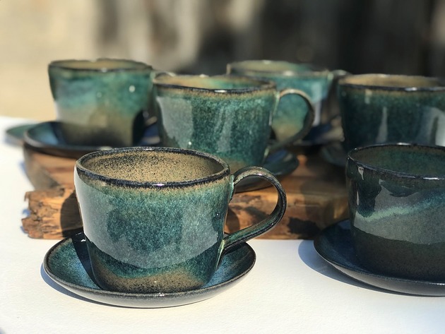 Kubek ceramiczny  Duża filiżanka Ceramika Tyka