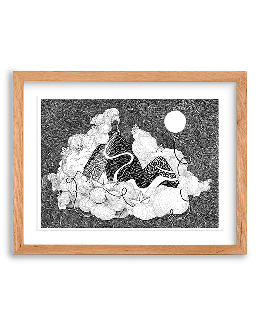 Chmurnie rena illustration