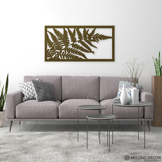 Drewniany Panel Dekoracyjny FERN 120x60cm Missing Decor