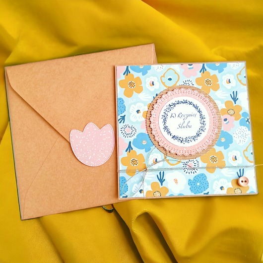 kartki scrapbooking Na ROCZNICĘ ŚLUBU : kartka handmade