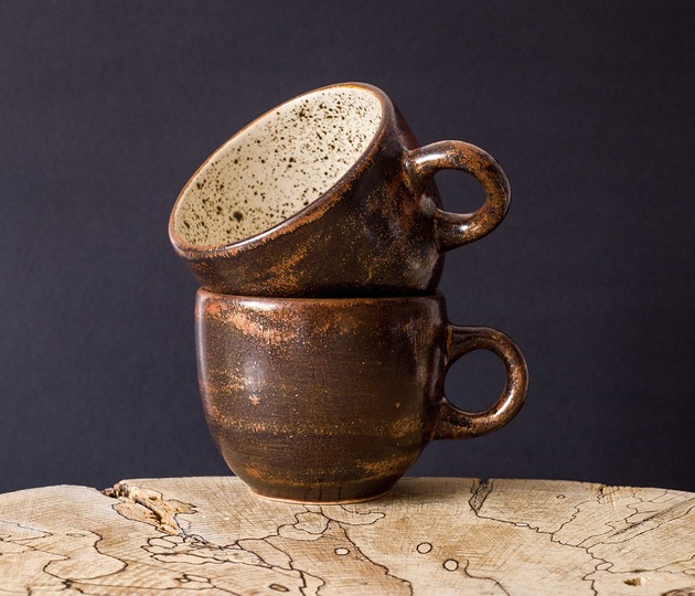 filiżanki Zestaw filiżanek handmade