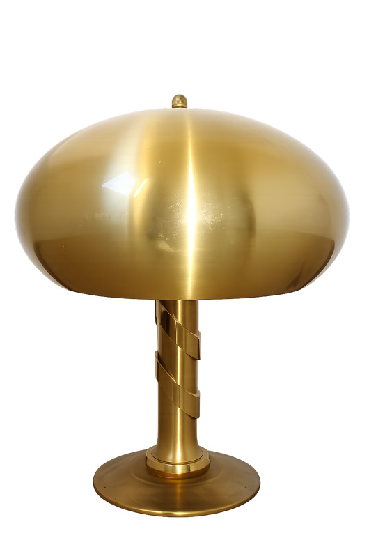 lampy stołowe Lampa stołowa Grzybek złota 