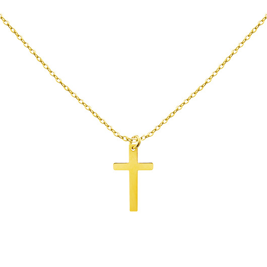 Łańcuszek Classic Gold Cross AFRODITTE COLLECTION