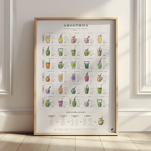 plakaty Plakat Smoothies A2