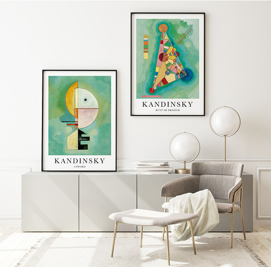 plakaty Zestaw plakatów - Kandinsky