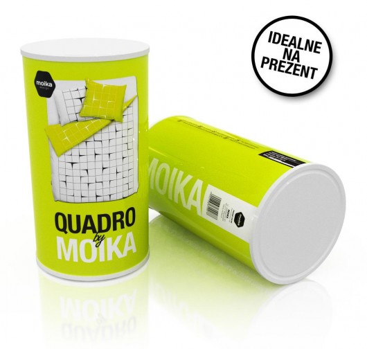Pościel Dwustronna Quadro MOIKA 160x200 w Tubie  MOIKA DESIGN