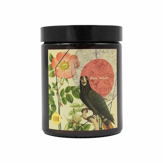 świeczniki i świece Świeca sojowa kadzidło mira palo santo knot konopny Księżyc w nowiu 180ml
