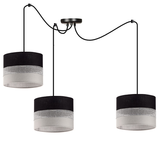 lampy wiszące Lampa Wisząca Spider Cristal Diamond Glamour